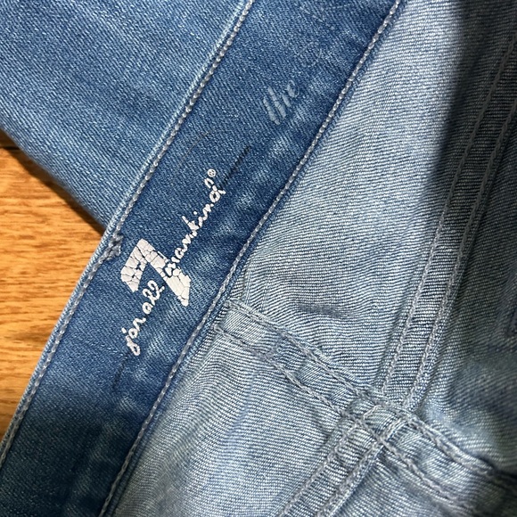 7 for all mankind distressed jeans size 26 - Picture 2 of 4